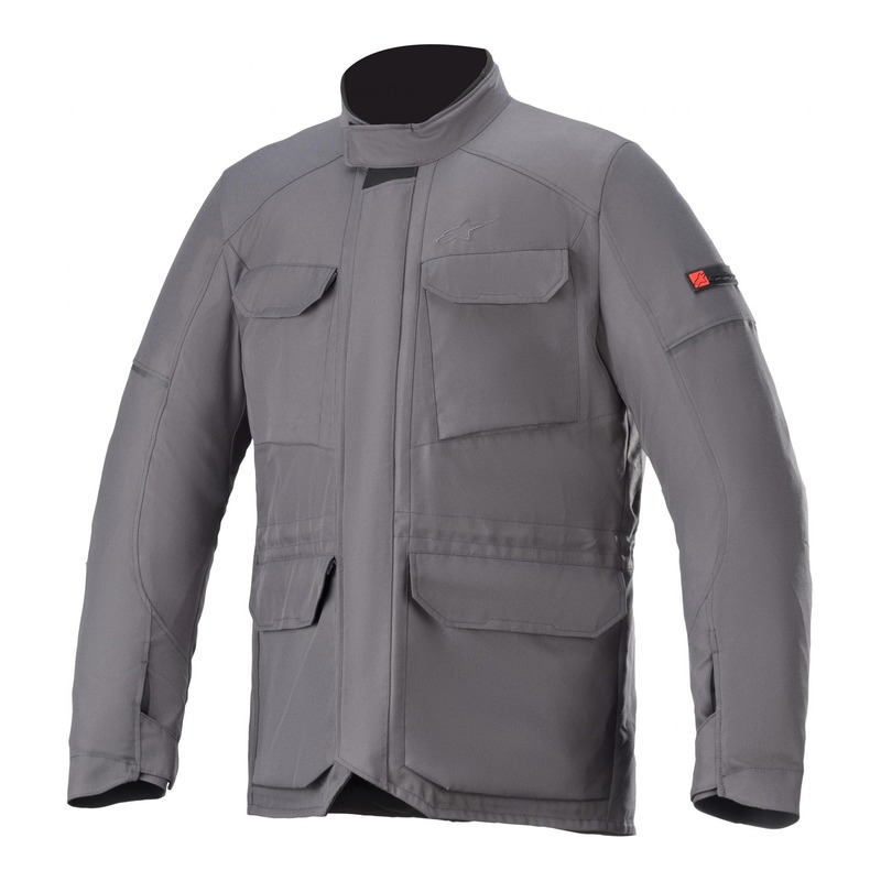 Veste textile Alpinestars Maverick Waterproof Tar gris- S