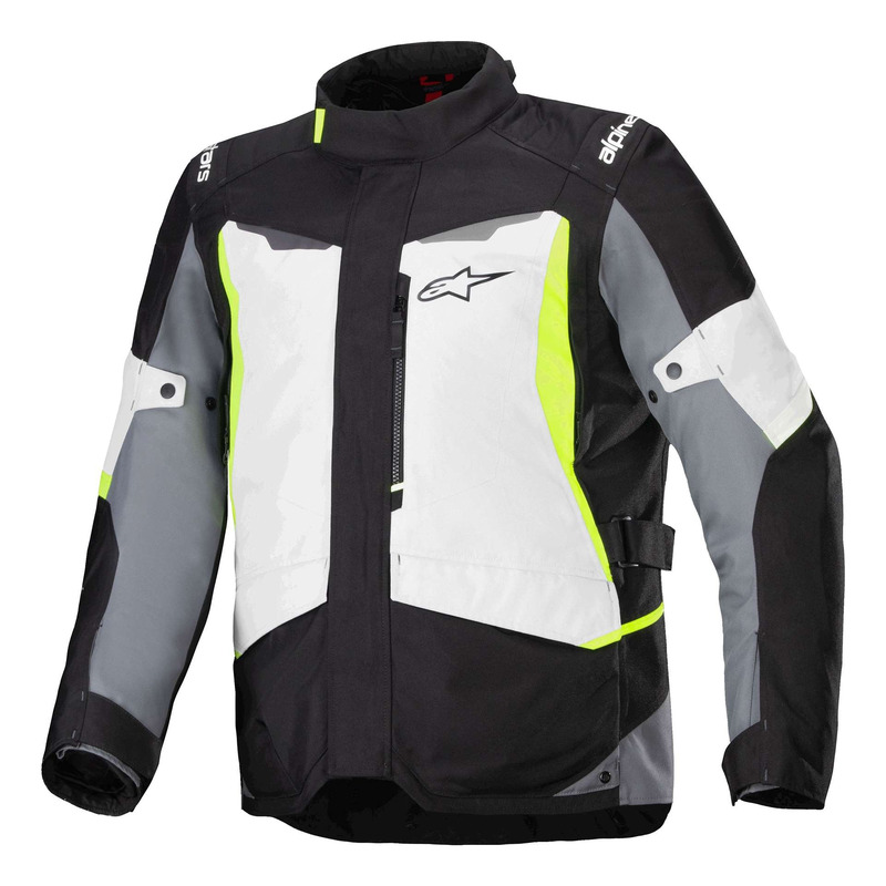 Veste textile Alpinestars ST-1 Waterproof ice gray/black/yellow fluo