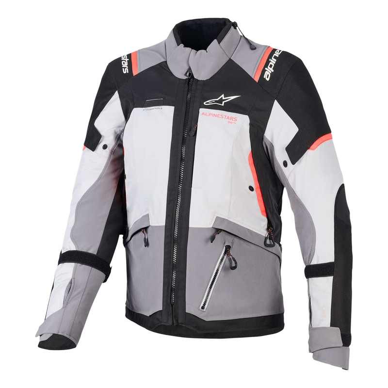 Veste textile Alpinestars Stella Andes V4 Drystar dark gray/ice gray/fluo coral