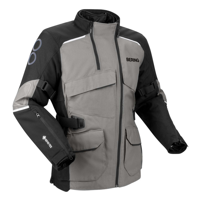 Veste textile Bering Brisbane GTX noir/gris- S