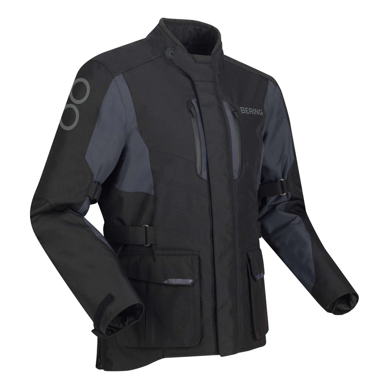 Veste textile Bering Siberia noir/gris