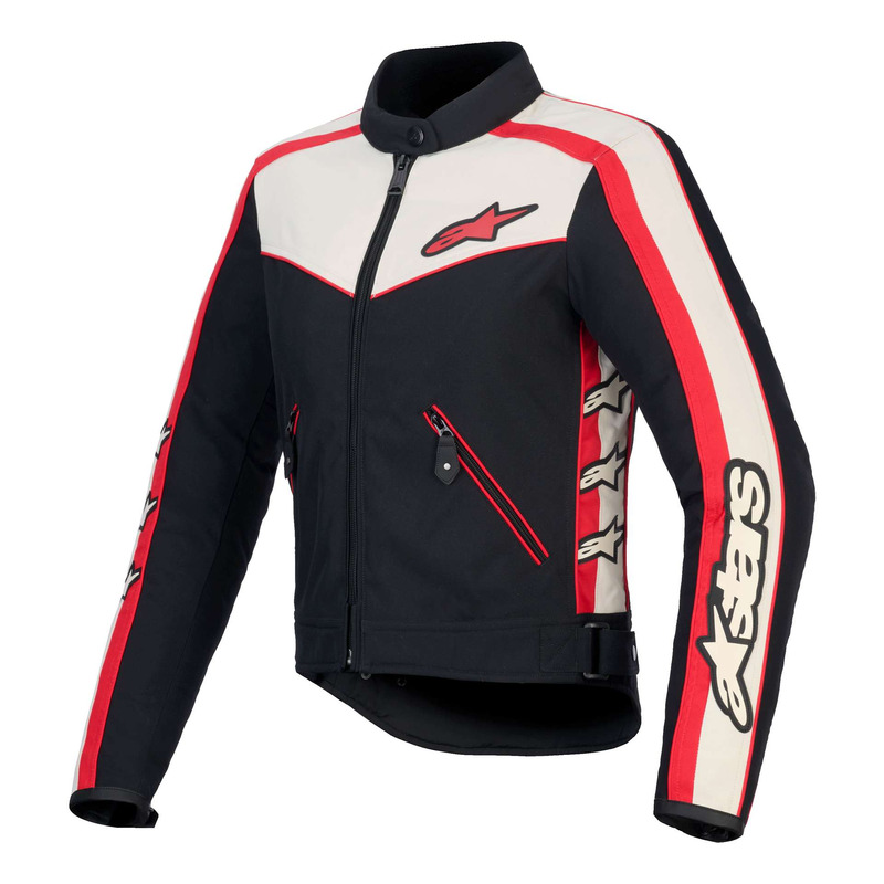 Veste textile femme Alpinestars T-Dyno WR black/ecru/bright red