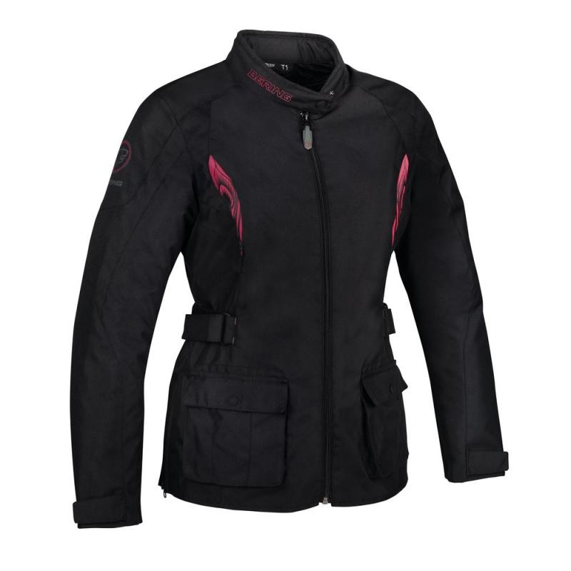 Veste textile femme Bering Lady Virginia noir/fushia- T0