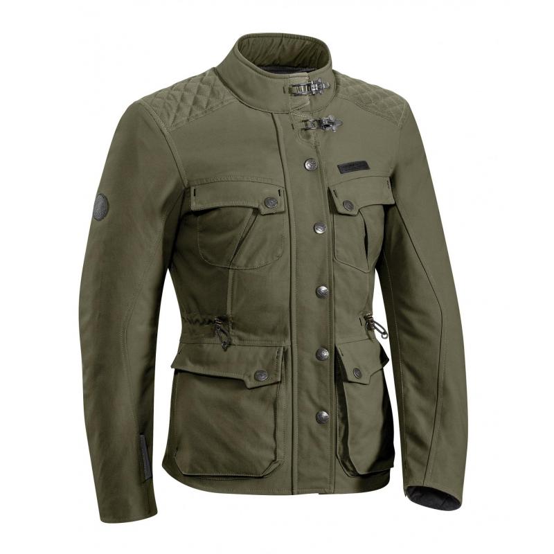 Veste textile femme Ixon Exhaust Lady kaki- XS