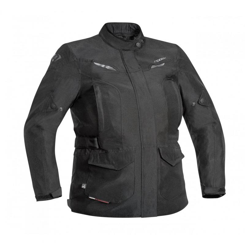 Veste textile femme Ixon Summit 2 grande taille noir- C-2XL