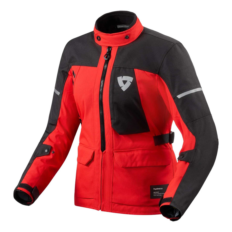 Veste textile femme Rev’It Convergent H2O Ladies red/black