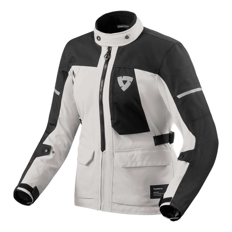 Veste textile femme Rev’It Convergent H2O Ladies silver/black