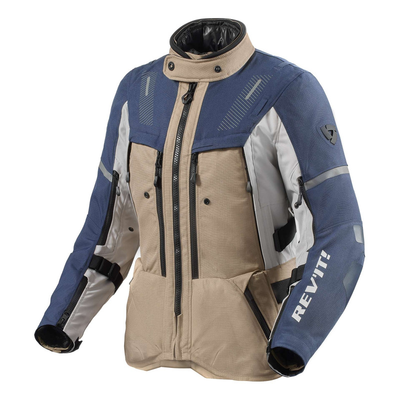 Veste textile femme Rev’It Sand 5 H2O Ladies sand/blue