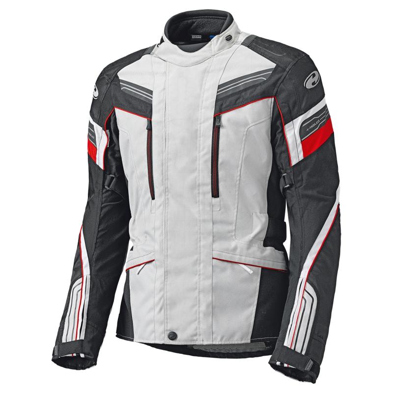 Veste textile Held Lupo gris/rouge- S