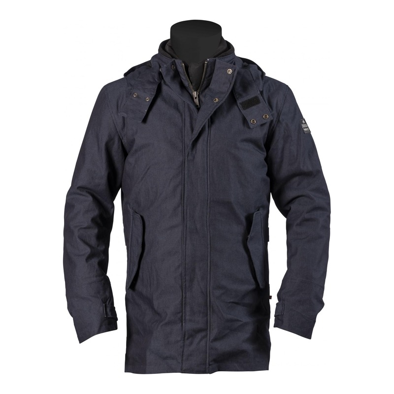 Veste textile Helstons Fall Coat bleu- S
