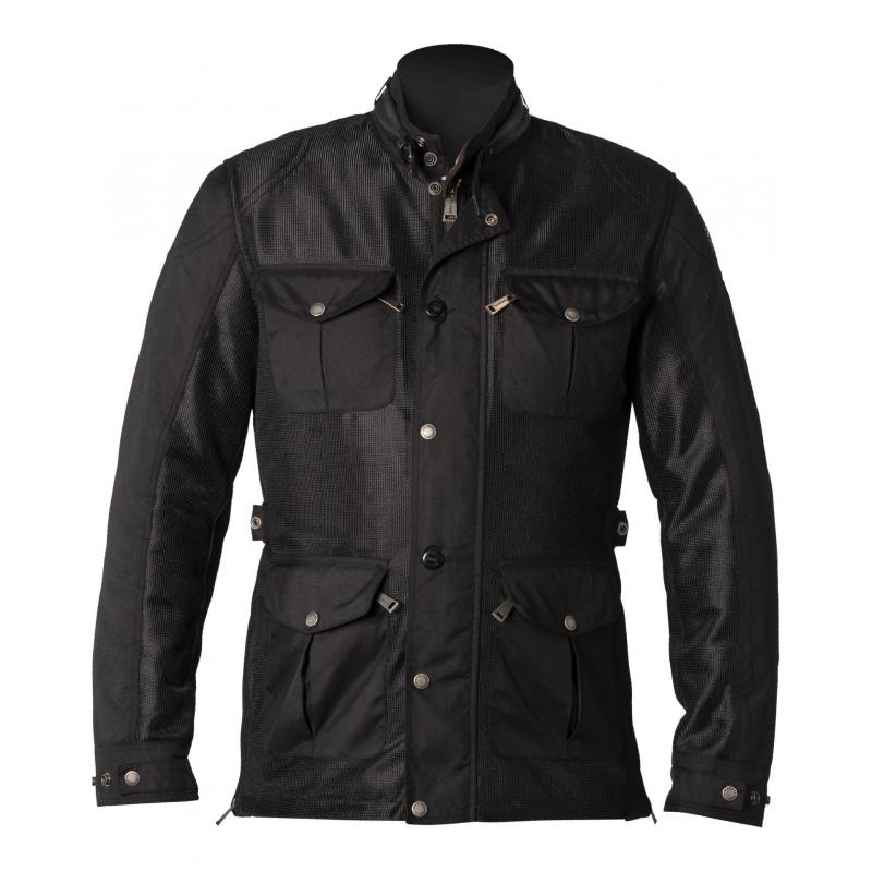 Veste textile Helstons Field Mesh noir- S