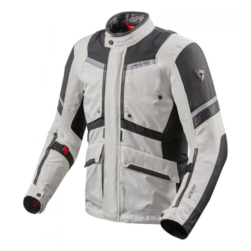 Veste textile Rev'it Neptune 2 Gore-Tex argent/noir- S