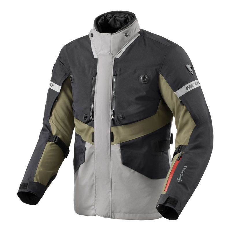 Veste textile Revâ  It Neptune 3 GTX black/dark green- S