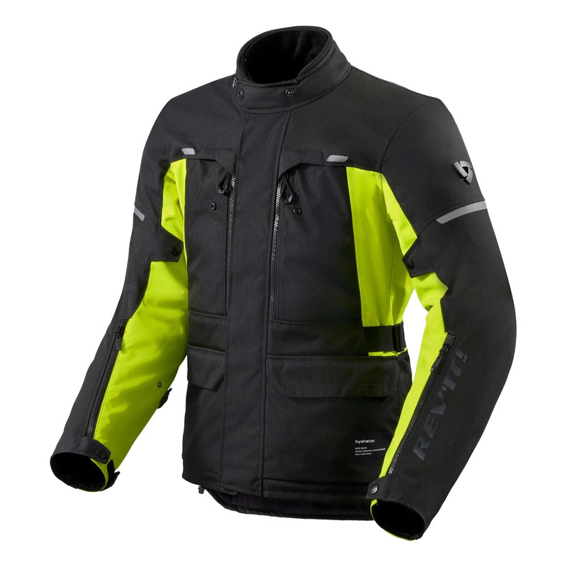 Veste textile Rev’It Outback 5 H2O black/neon yellow