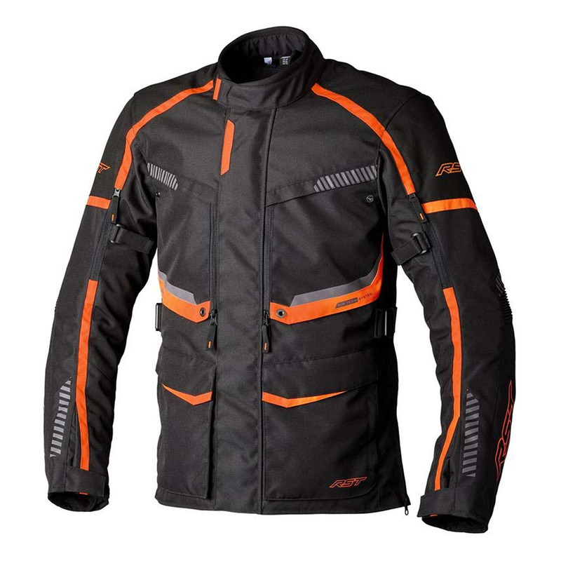 Veste textile RST Maverick Evo noir/orange