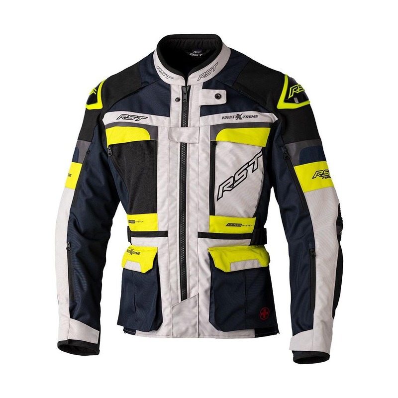 Veste textile RST Pro Series Adventure-Xtreme Race Dept bleu/jaune/blanc