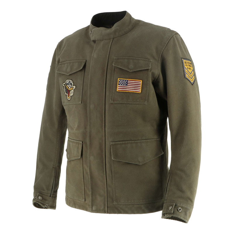 Veste textile Von Dutch x Helstons Warrior kaki