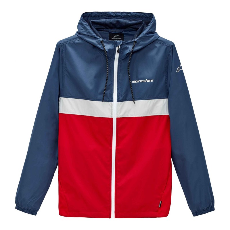 Veste zippée Alpinestars Aplomb jacket navy/rouge- S