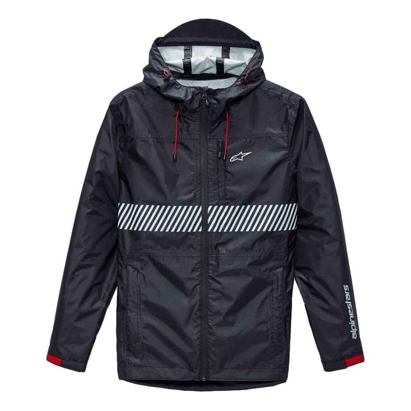 Veste zippée Alpinestars Fusion Rain jacket noir
