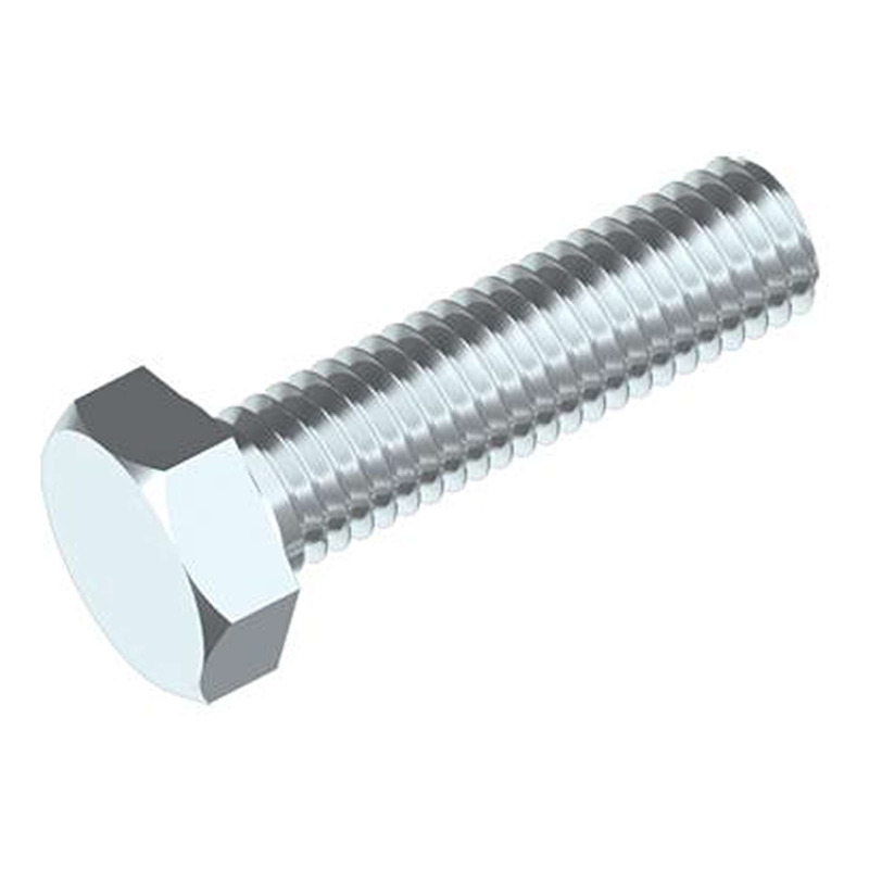 Vis en acier Zingué Ø M4x12 mm - tête hexagonale