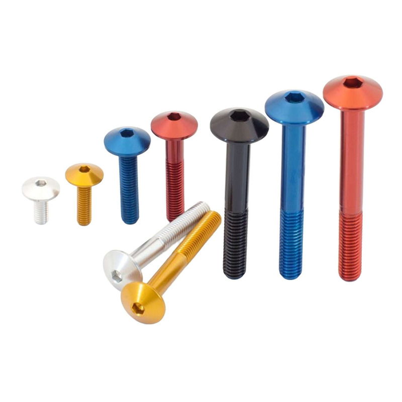 Vis Ergal Evotech TCBEI tÃªte bombÃ©e Ã M4x10 mm rouge