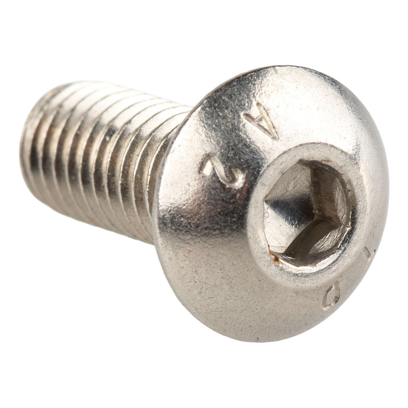 Vis inox bombée type BTR M5x12mm acier inoxydable