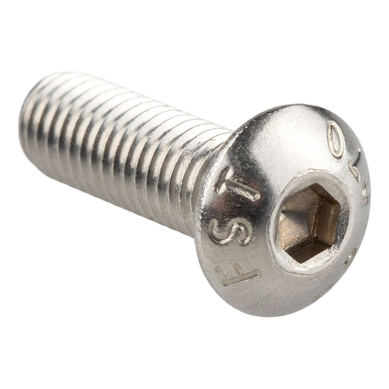 Vis inox bombée type BTR M5x16mm acier inoxydable