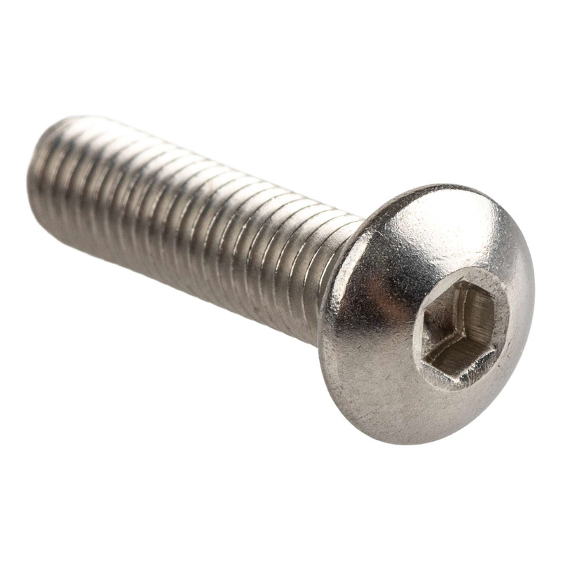 Vis inox bombée type BTR M5x20mm acier inoxydable