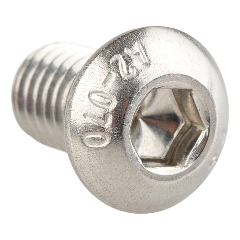 Vis inox bombée type BTR M6x10mm acier inoxydable