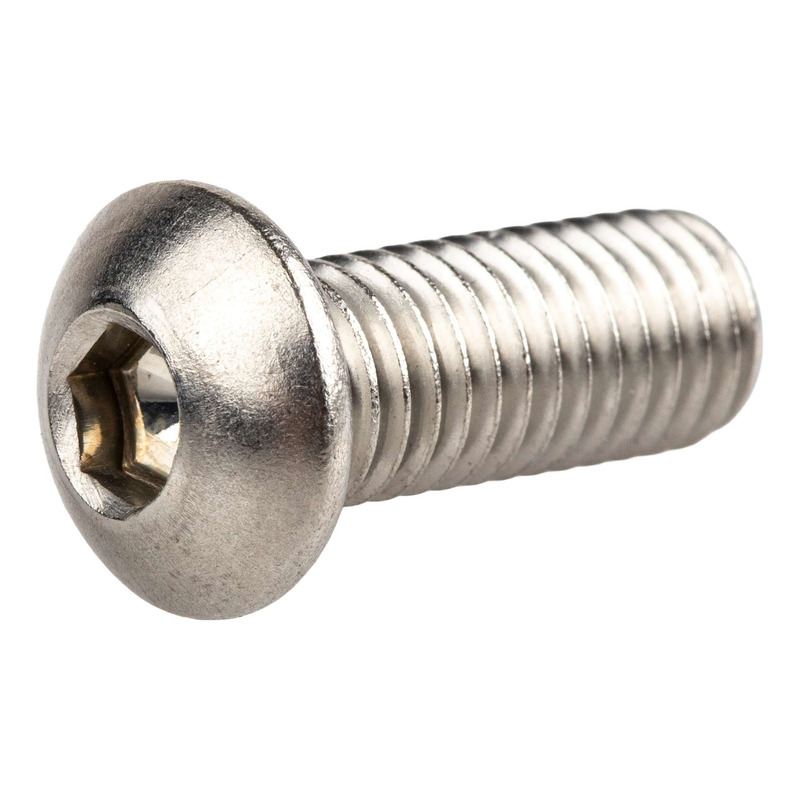 Vis inox bombée type BTR M8x20mm acier inoxydable