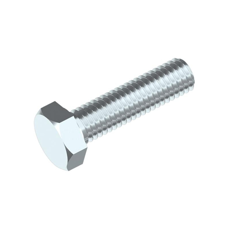 Vis tête hexagonale M8x100mm Acier zingue