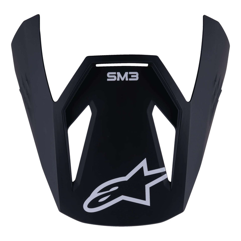 Visière casque cross enfant Alpinestars S-M3 Youth Solid black matt
