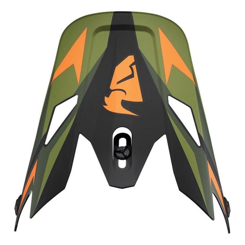 Visière casque cross Thor Sector Warship vert/orange