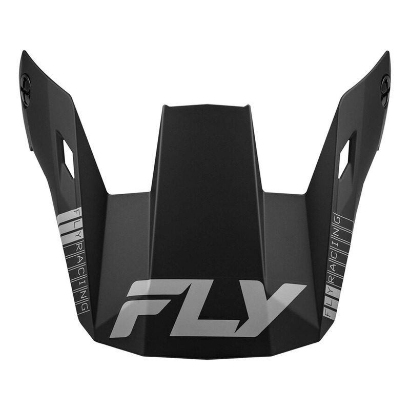 Visière casque Fly Racing Rayce Noir/Gris
