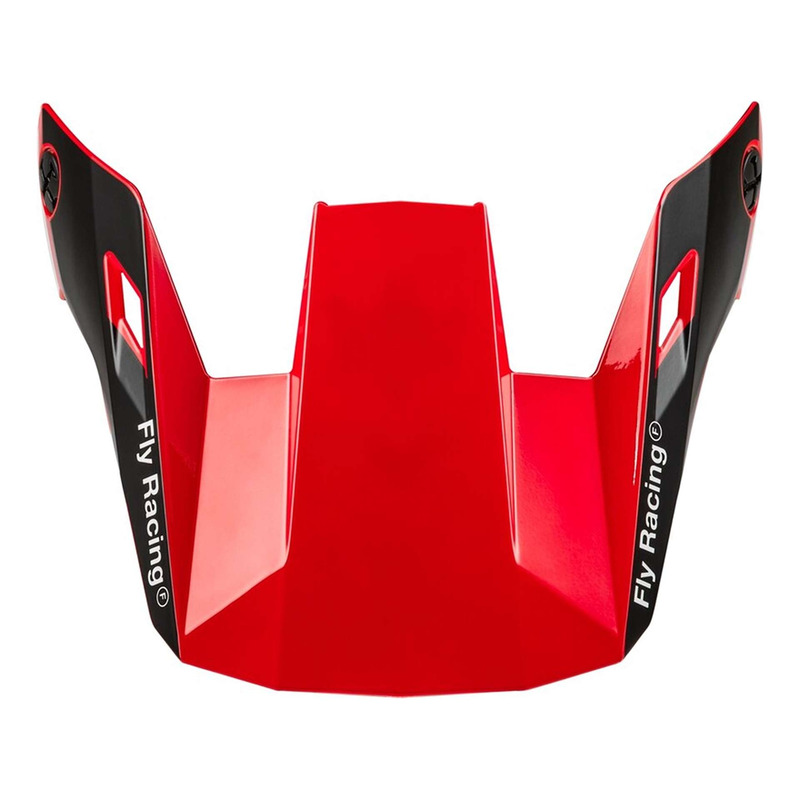 Visière casque Fly Racing Rayce Rouge/Noir