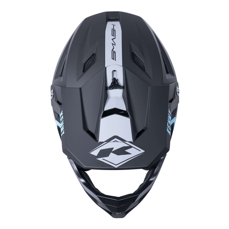 Visière casque Kenny Decade Smash noir/turquoise 2023