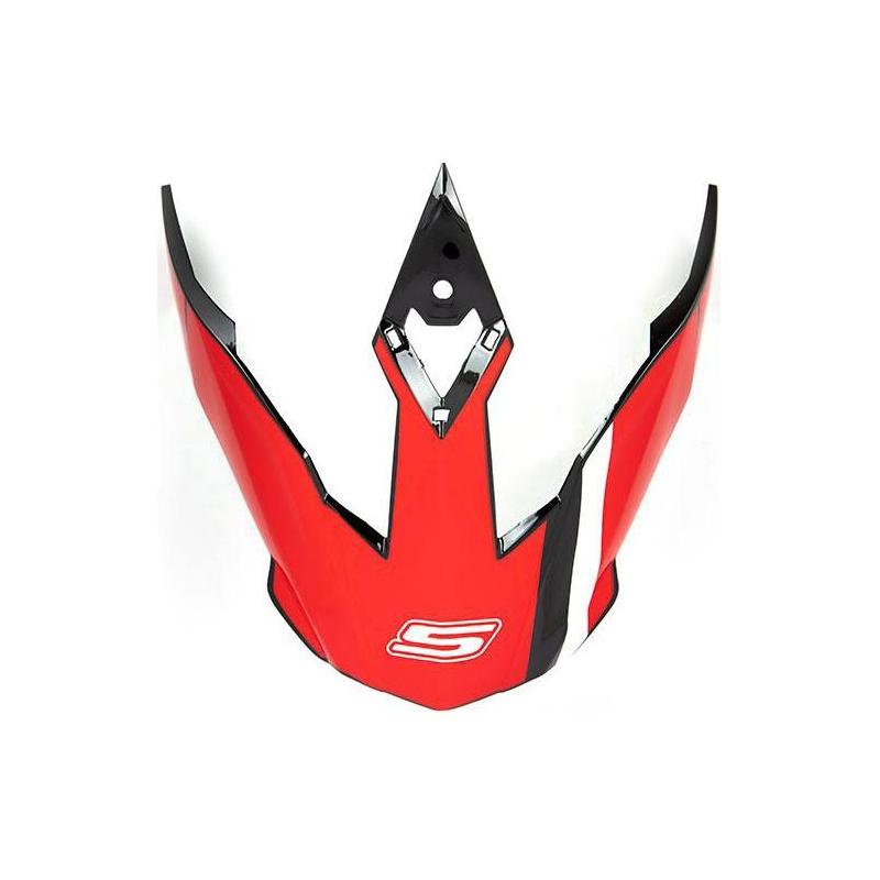 Visière casque trail S-Line S789 rouge/noir