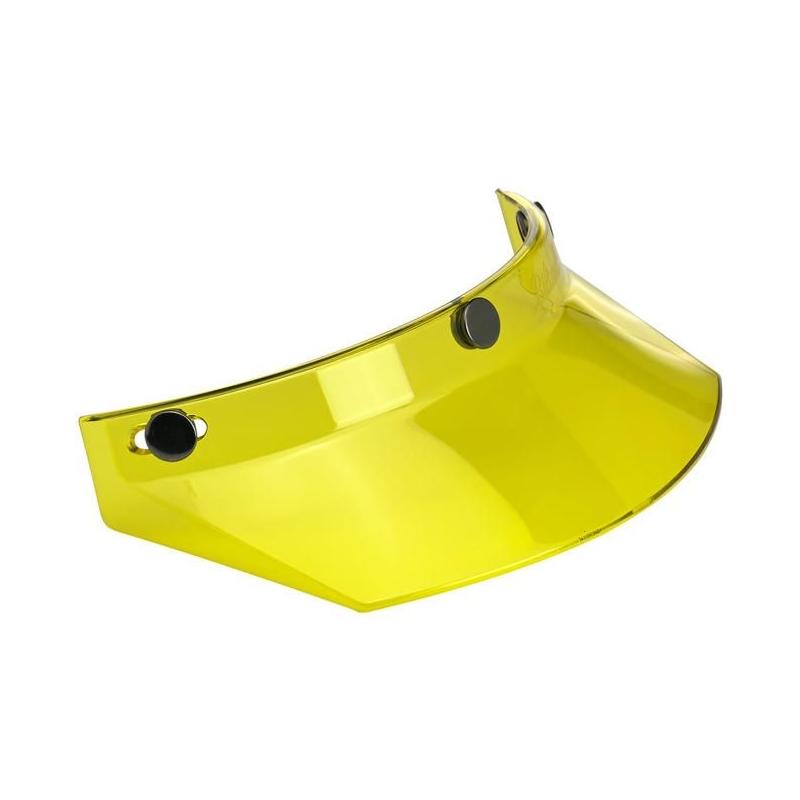 Visière de casque Biltwell à 3 pressions transparente jaune