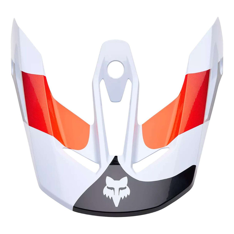 Visière de casque cross Fox Racing V3 Magnetic white