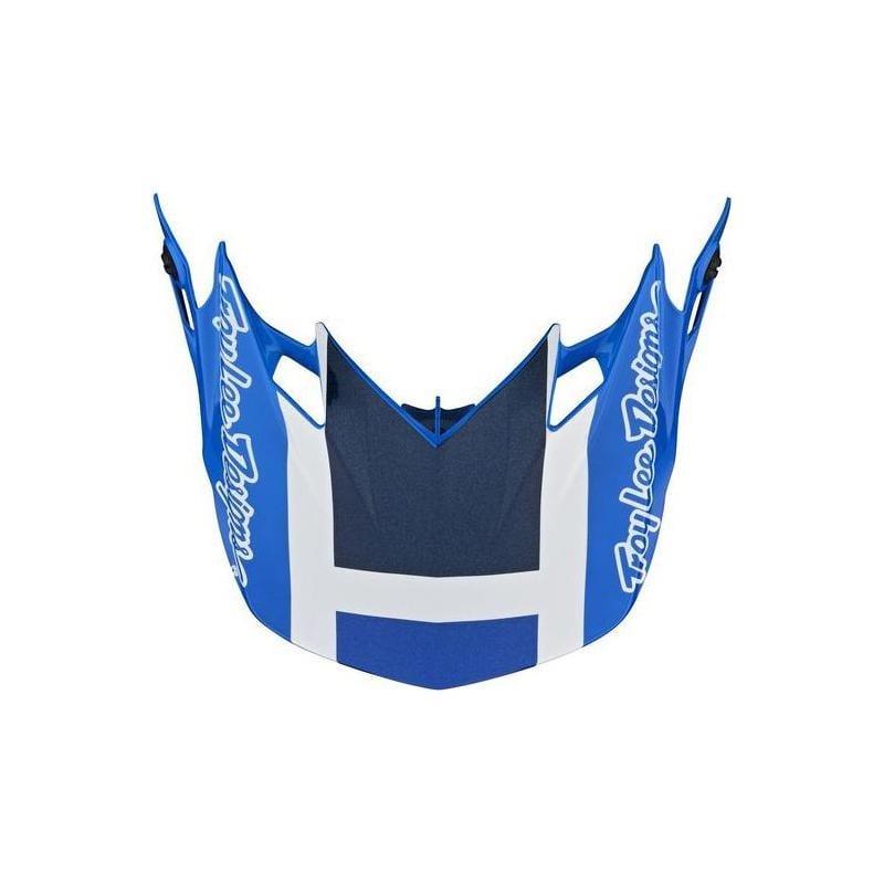 Visière de casque cross Troy Lee Designs SE4 Quattro blue