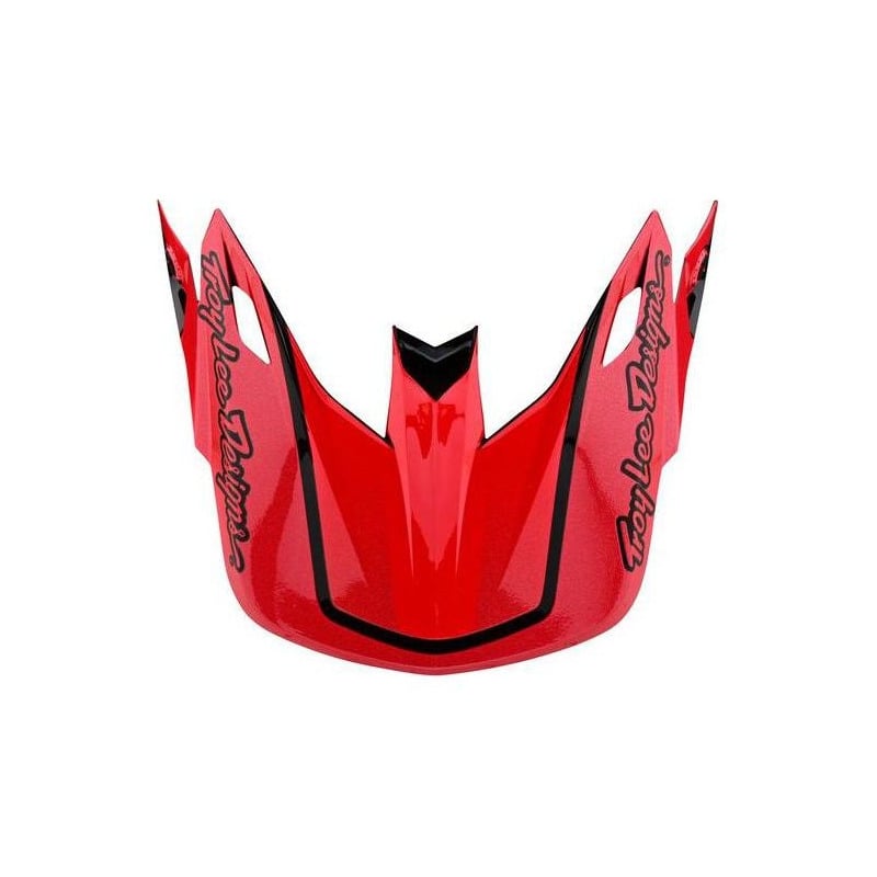 Visière de casque cross Troy Lee Designs SE5 Carbon Qualifier red/black