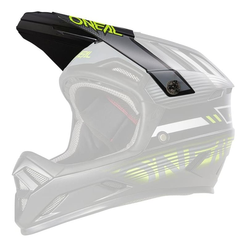 Visière de casque O'Neal Backflip Eclipse V.23 grey/neon yellow