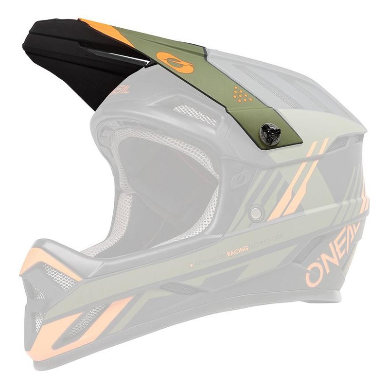 Visière de casque O'Neal Backflip Strike V.23 black/orange/olive