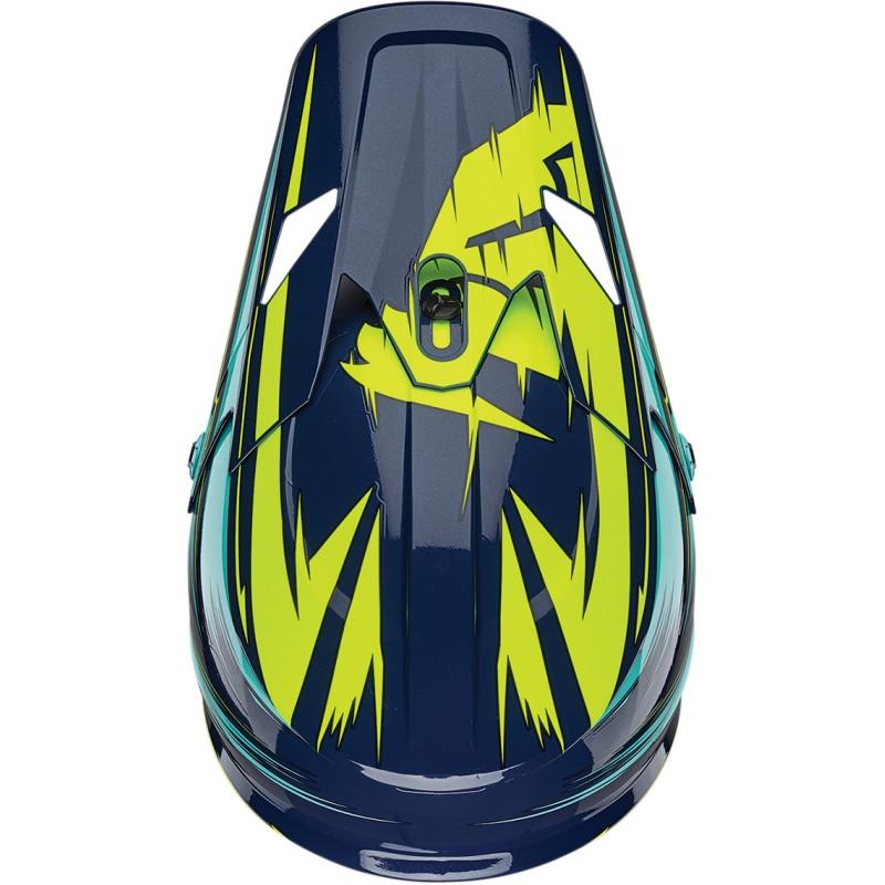 Visière de casque Thor Sector Warp navy/turquoise
