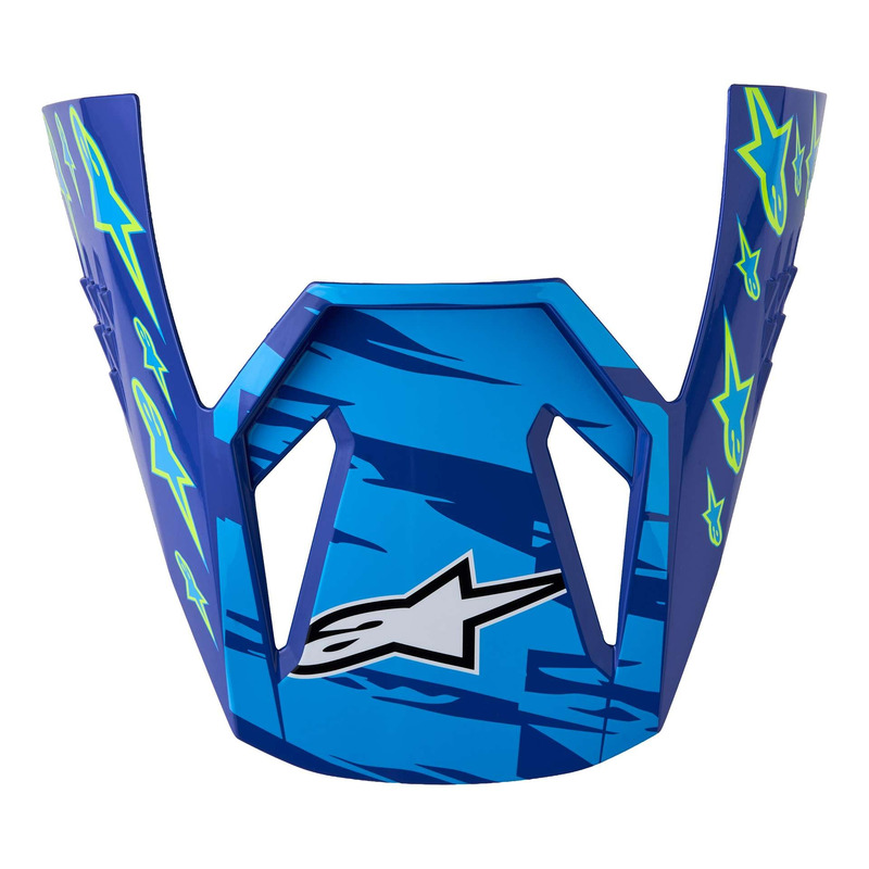 Visière pour casque cross enfant Alpinestars SM3 Falcon Youth blue/white/black/pink fluo/yellow fluo