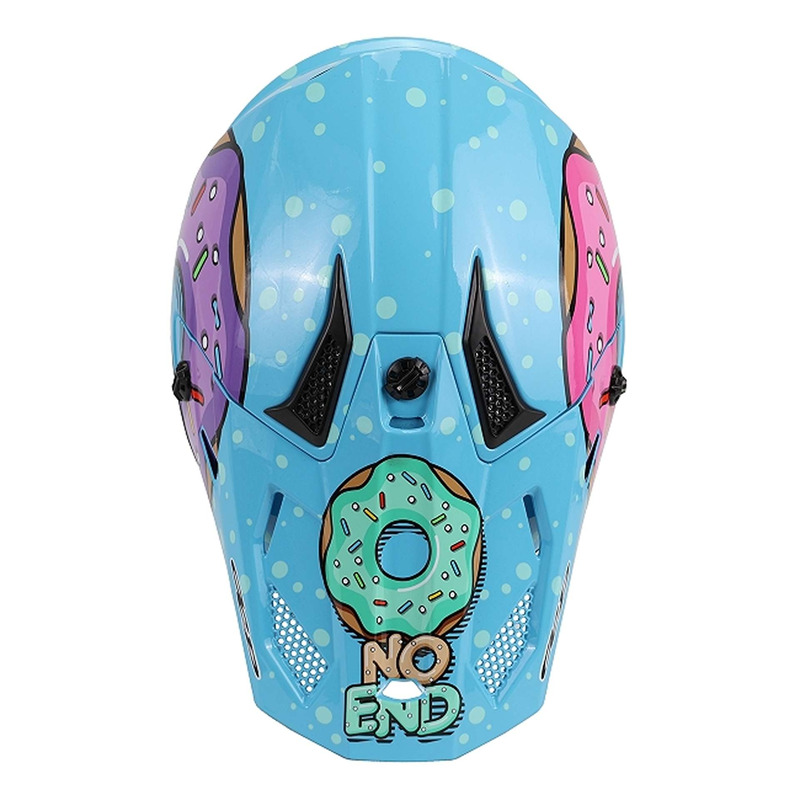 Visière pour casque cross Noend Donuts bleu