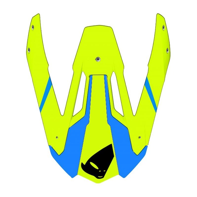 Visière Ufo pour casque Diamond jaune fluo