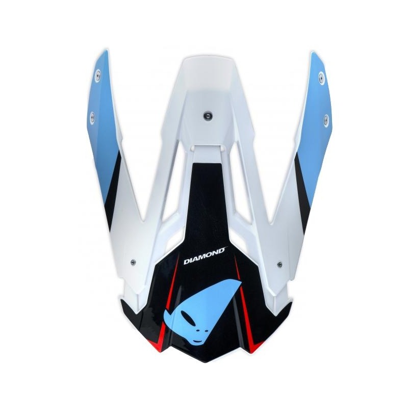 Visière Ufo pour casque Diamond Light/Bleu/noir
