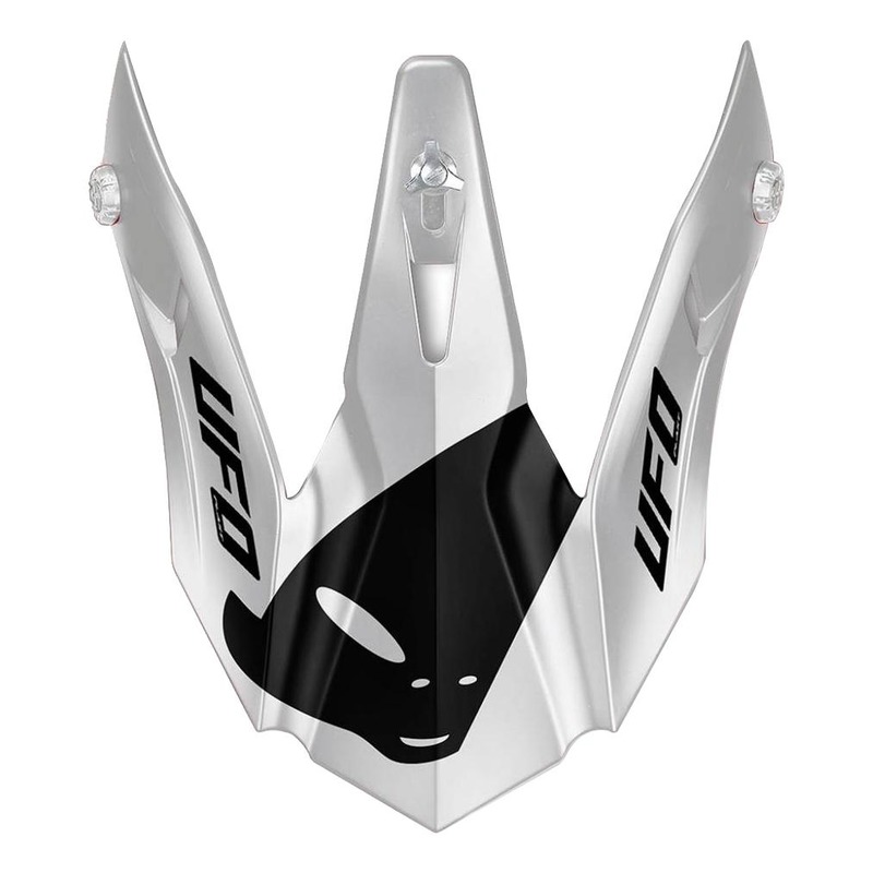 Visière Ufo pour casque Quiver Shasta blanc/noir