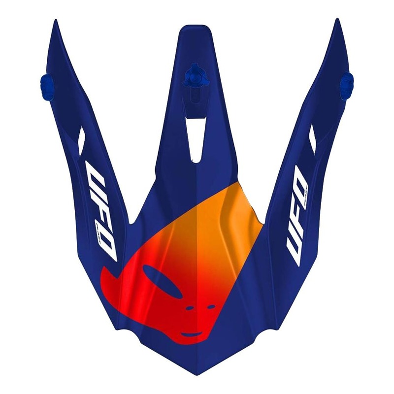 Visière Ufo pour casque Quiver Shasta bleu/rouge